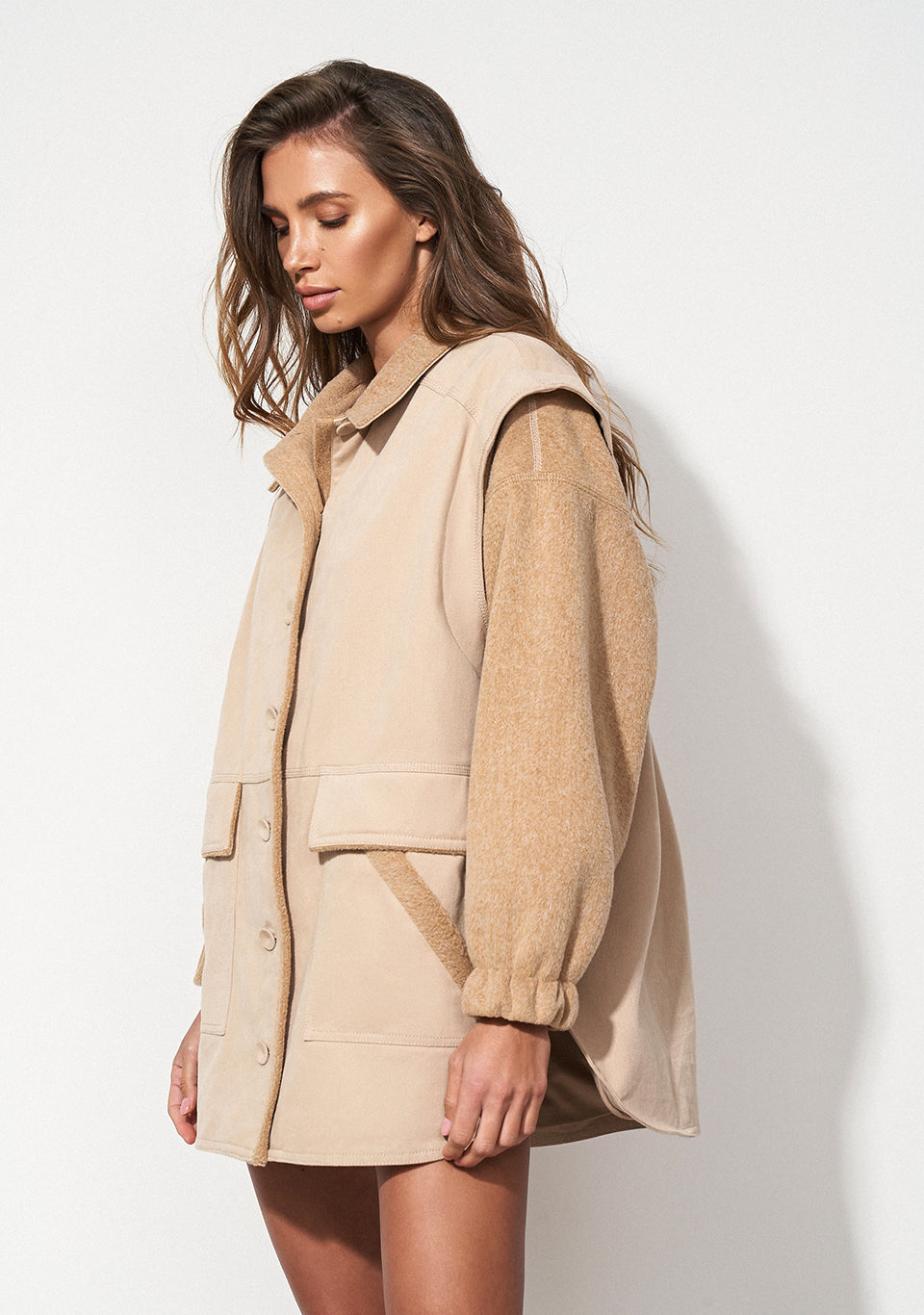 JACKET COSY LATTE