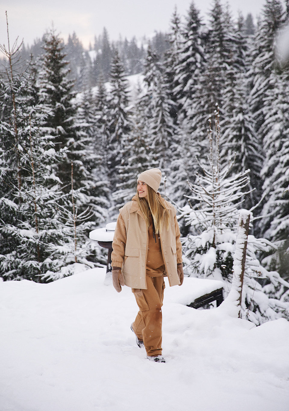 JACKET COSY LATTE