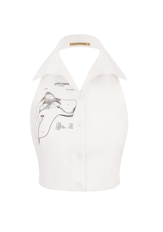 SHIRTFRONT MOUNT WHITE