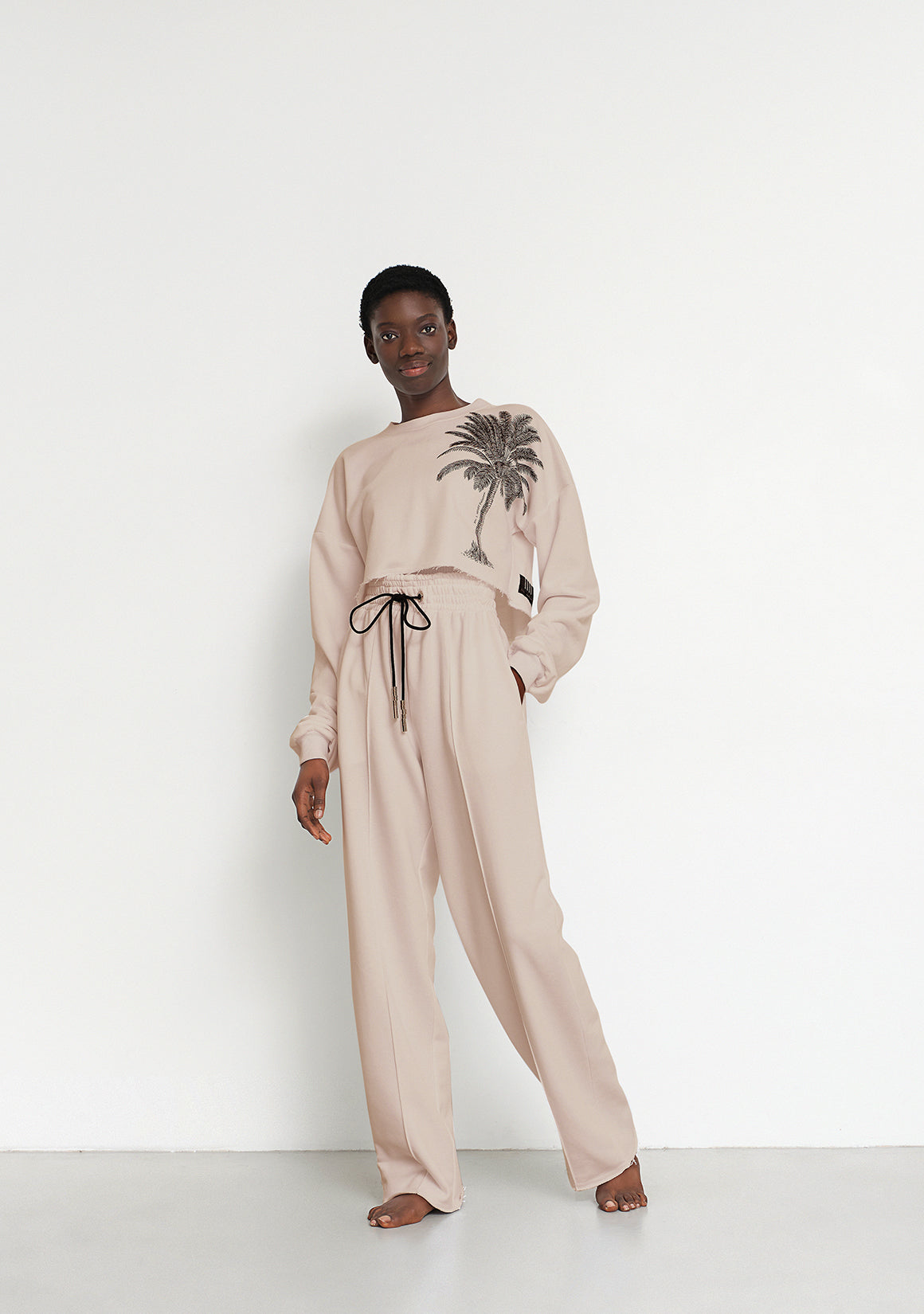 SWEATSHIRT PALM BEIGE -20%