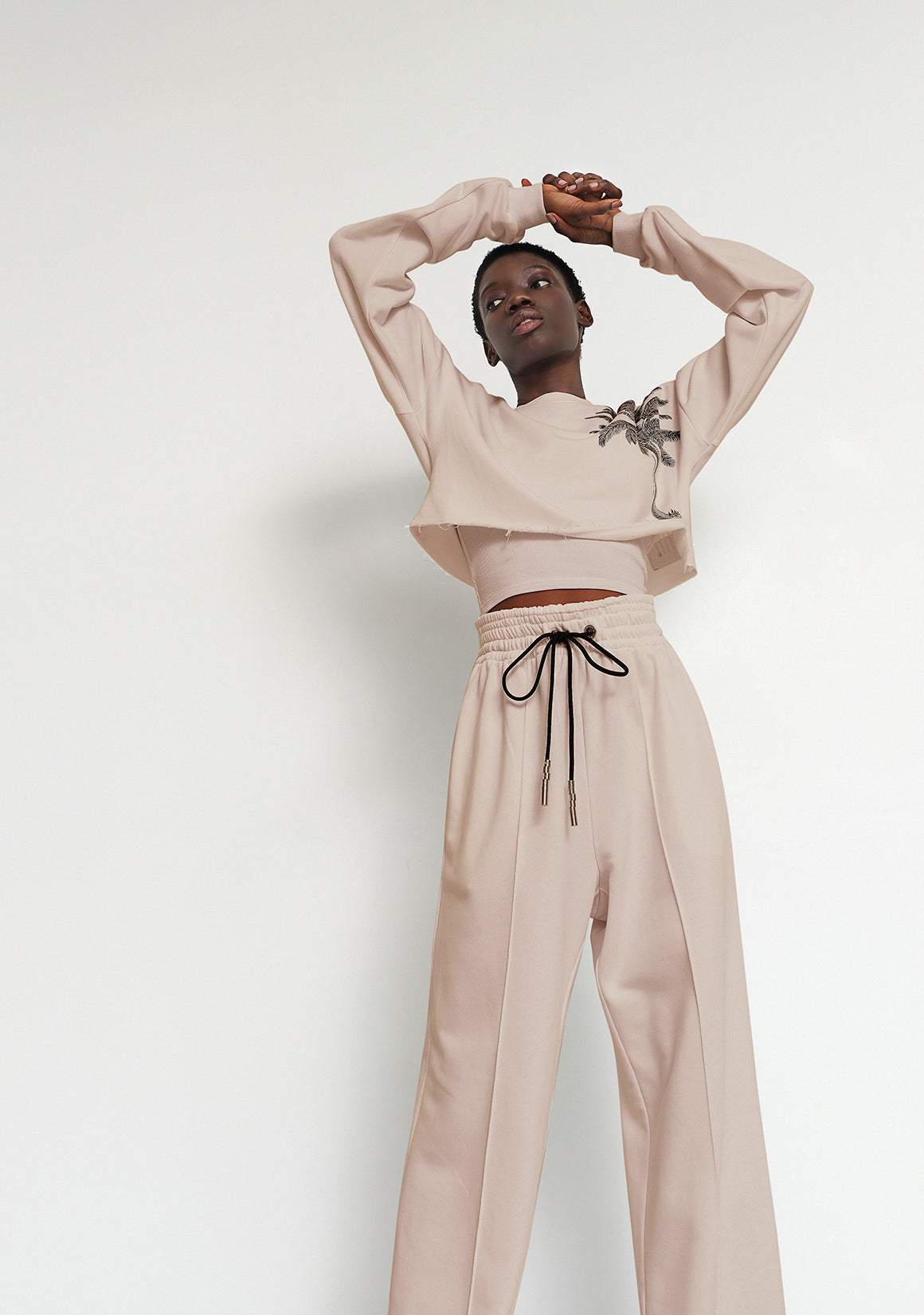 SWEATSHIRT PALM BEIGE -20%