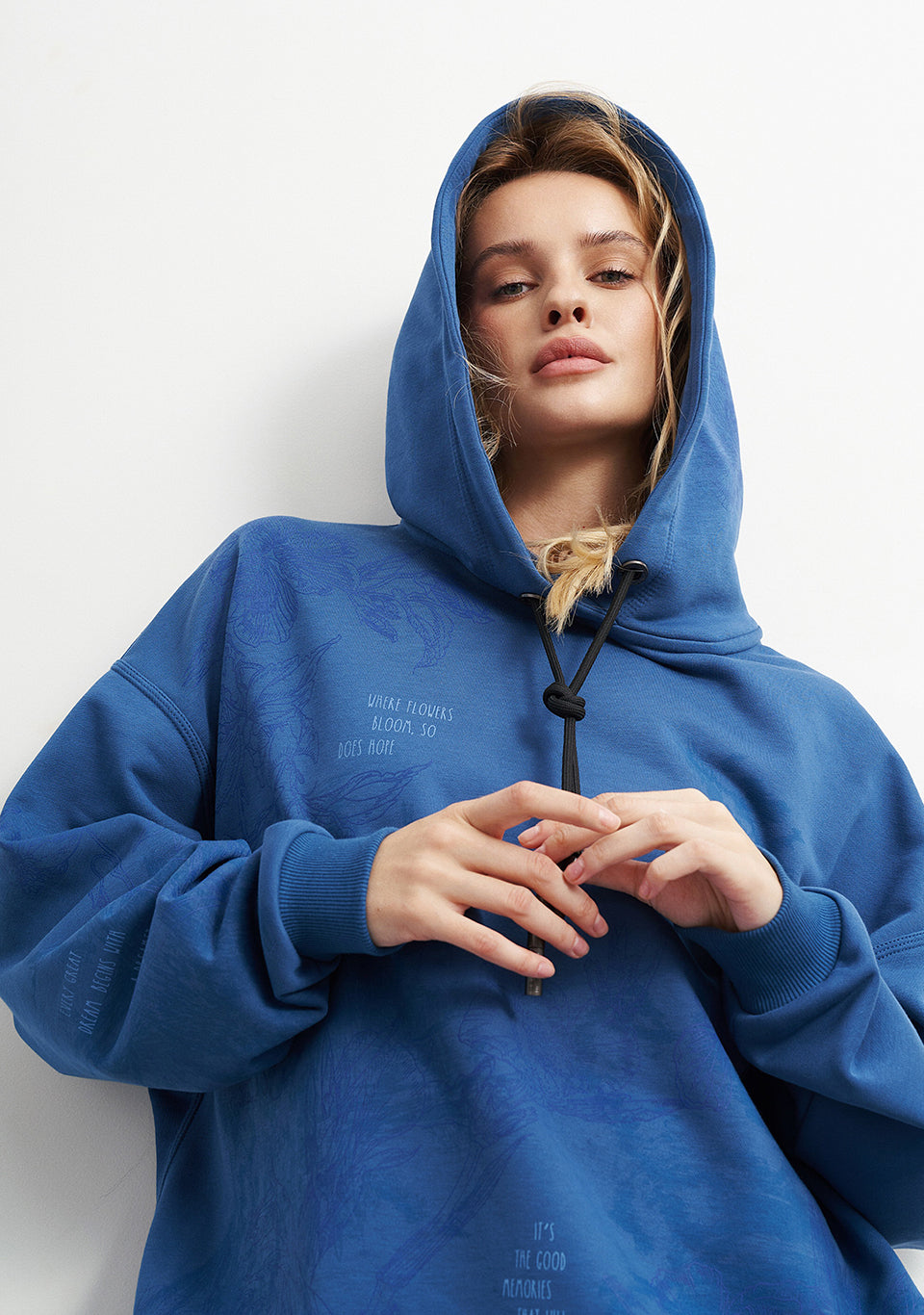 HOODIE BLOOM FLOWER