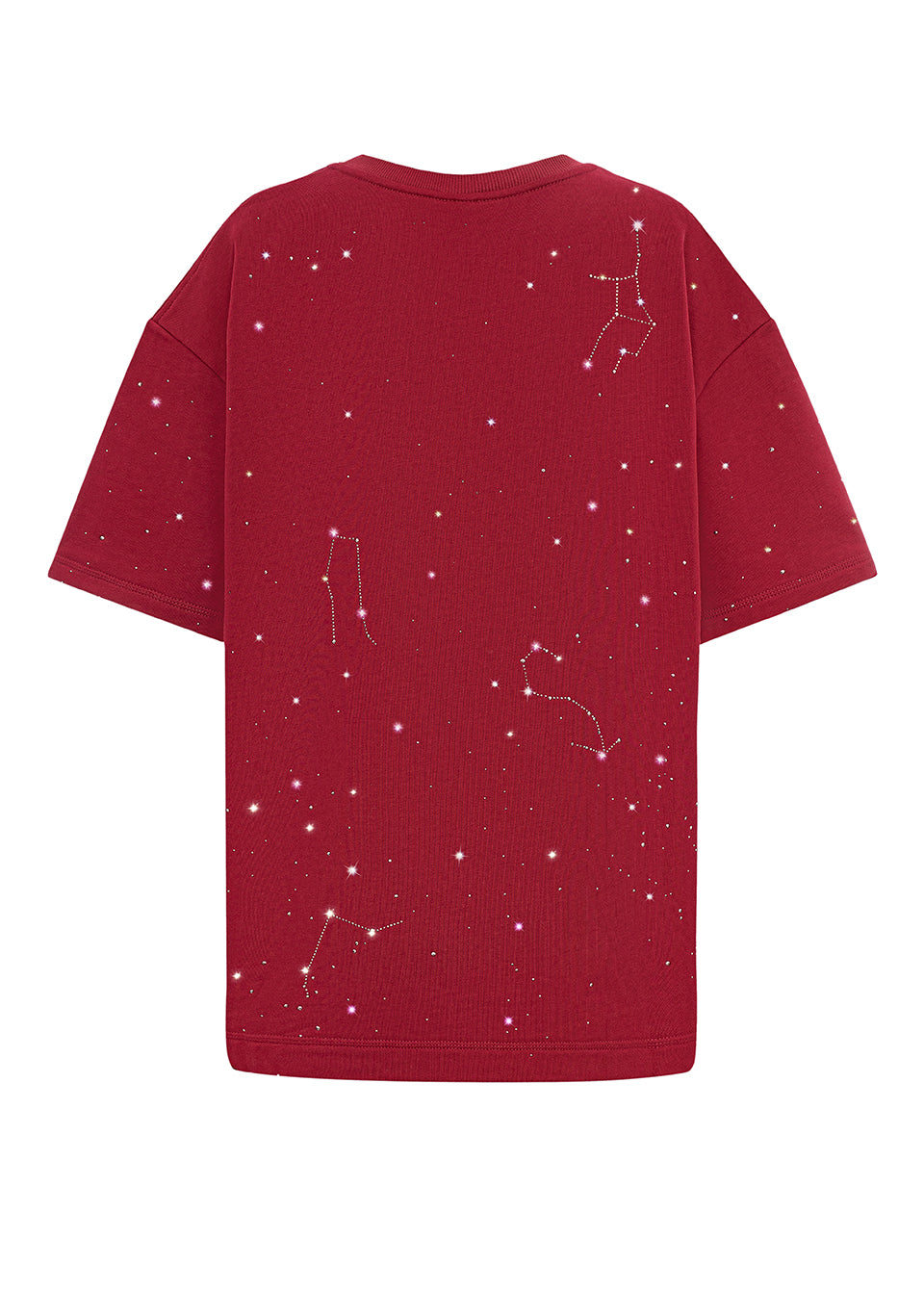 T-SHIRT MAROON GALAXY