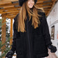 JACKET FLUFFY BLACK