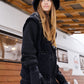 JACKET FLUFFY BLACK